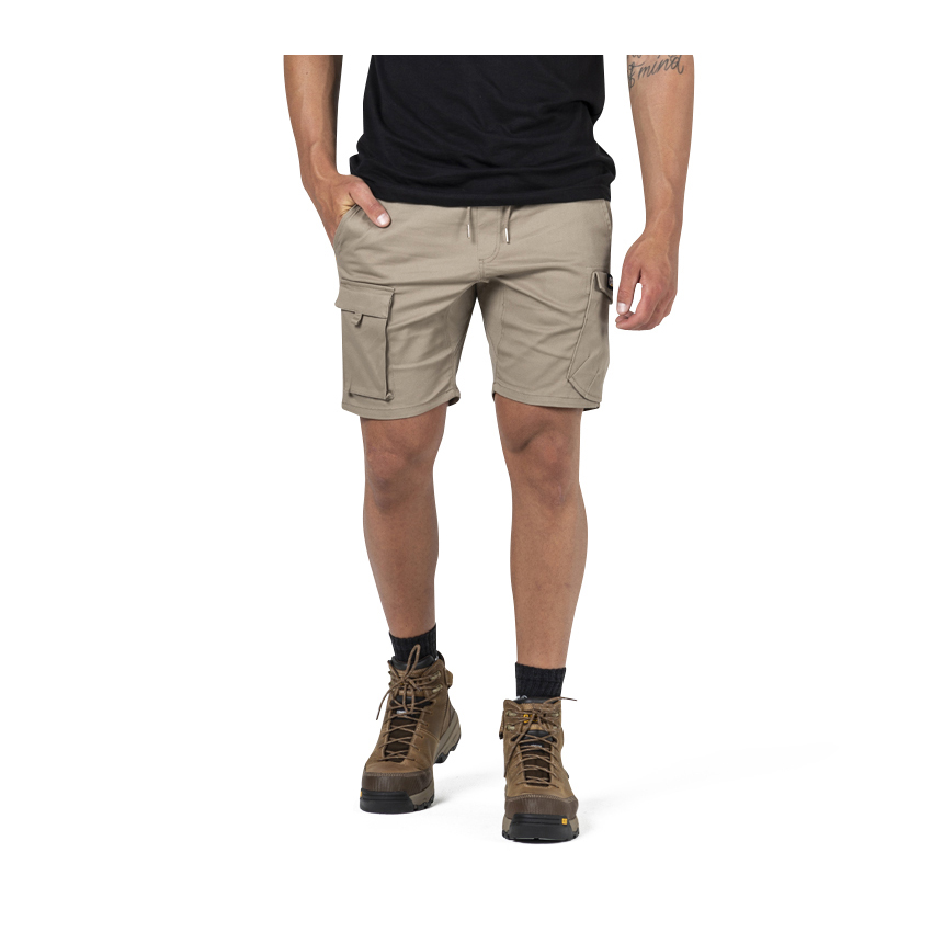 Caterpillar Men's Diesel Work Shorts Khaki CAT-33768